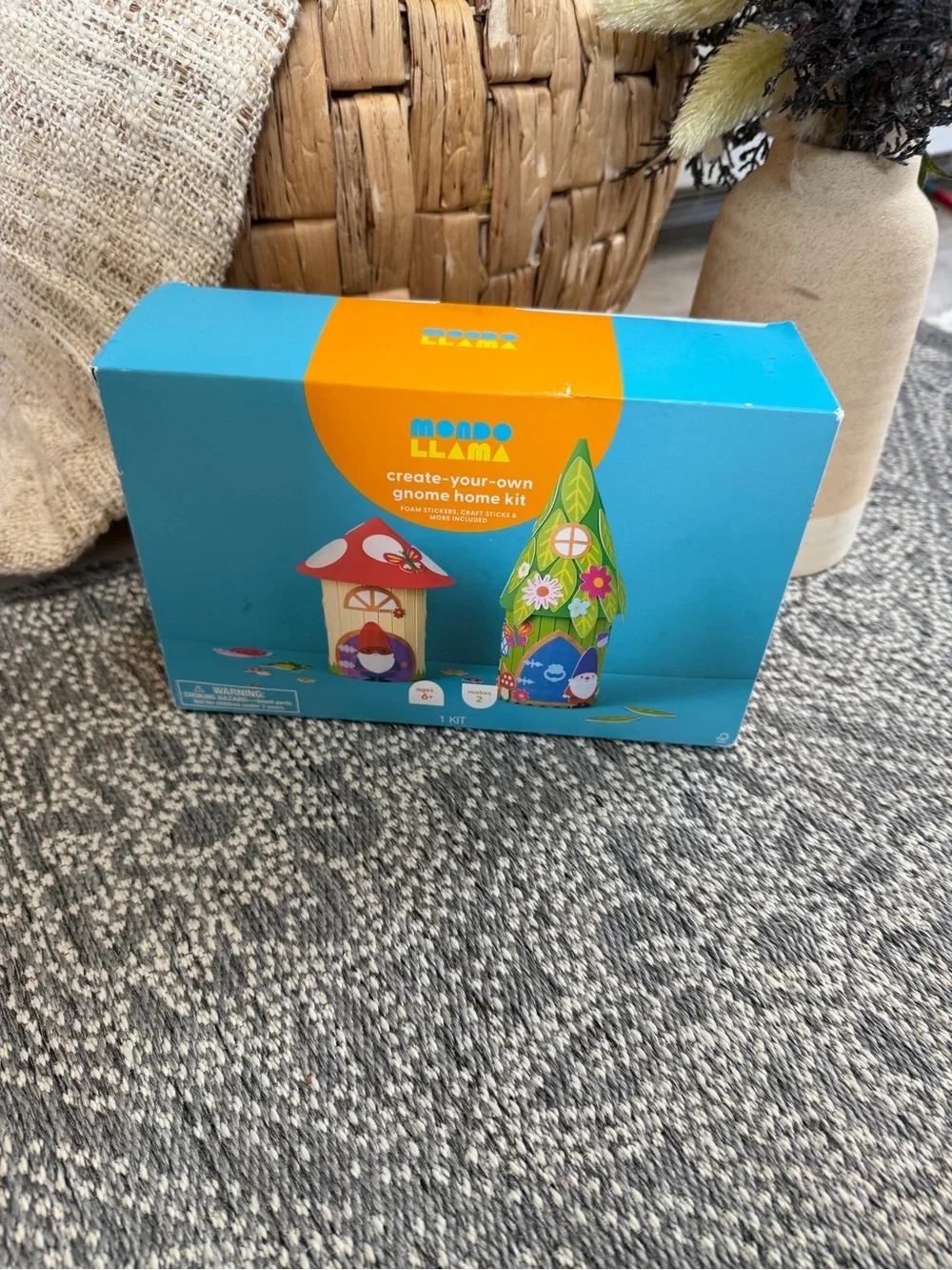 New Mondo Llama Kids Create-Your-Own Gnome Home Kit - Ages 6+